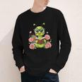 Bookworm Costume Kawaii Reading Worm For World Book Day Youth Long Sleeve Tee Bookworm Costume Kawaii Reading Worm For World Book Day Youth Long Sleeve Tee