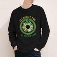 Bookworm Irish All Booked For St Patrick's Day Book Lover Youth Long Sleeve Tee