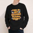 Bookworm This Is My Reading Pajama Book And Pajama Youth Long Sleeve Tee