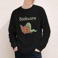 Bookworm Worm Reading Book Lover Read Books Librarian Youth Long Sleeve Tee