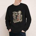 I Buy Books Like I'm Immortal Reader Meme Graphic Youth Long Sleeve Tee