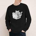 Cat Book Humor How To Train Your Human Youth Long Sleeve Tee