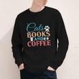 Cats Books And Coffee Youth Long Sleeve Tee
