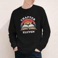 Chapter Eleven Book Reading 11th Birthday 11 Year Old Youth Long Sleeve Tee