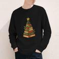 Christmas Book Tree Bookshelf Holiday For Readers Librarians Youth Long Sleeve Tee Christmas Book Tree Bookshelf Holiday For Readers Librarians Youth Long Sleeve Tee