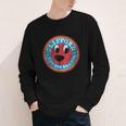 Clifford The Big Red Dog Round Distressed Logo Kids Books Youth Long Sleeve Tee