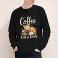 Coffee Cats And Books Lover For Women & Men Coffee Youth Long Sleeve Tee Coffee Cats And Books Lover For Women & Men Coffee Youth Long Sleeve Tee