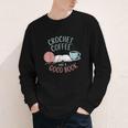 Coffee Crochet Good Book Bookish Yarn Crafter Youth Long Sleeve Tee Coffee Crochet Good Book Bookish Yarn Crafter Youth Long Sleeve Tee