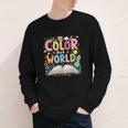 Color Our World Book Reading Program 2026 Summer Youth Long Sleeve Tee