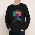 Color Our World Summer Reading 2025 Tree Book Lover Camping Youth Long Sleeve Tee Color Our World Summer Reading 2025 Tree Book Lover Camping Youth Long Sleeve Tee