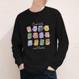 Cool Kids Read Books School Librarian Reading Teacher Youth Long Sleeve Tee
