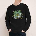 Coquette Bow Books St Patrick's Shamrock Bookworm Librarian Youth Long Sleeve Tee Coquette Bow Books St Patrick's Shamrock Bookworm Librarian Youth Long Sleeve Tee