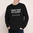 Cranky When Not Reading Book Lover Youth Long Sleeve Tee