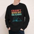 Cranky When Not Reading Retro Vintage Book Lover Youth Long Sleeve Tee Cranky When Not Reading Retro Vintage Book Lover Youth Long Sleeve Tee