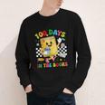 Cute 100 Days In The Books Groovy Boy Girl Teacher Youth Long Sleeve Tee