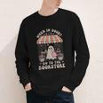 Cute Bookstore Ghost Retro Women Book Lovers Youth Long Sleeve Tee