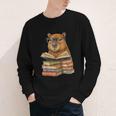 Cute Capybara Reading Books Animal Capybara Bookworms Youth Long Sleeve Tee Cute Capybara Reading Books Animal Capybara Bookworms Youth Long Sleeve Tee