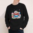 Cute Christmas A Penguin Reading Book Snowflake Hot Teacher Youth Long Sleeve Tee Cute Christmas A Penguin Reading Book Snowflake Hot Teacher Youth Long Sleeve Tee