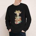 Cute Giraffe With Book Floral Bookworm Librarian Book Lover Youth Long Sleeve Tee Cute Giraffe With Book Floral Bookworm Librarian Book Lover Youth Long Sleeve Tee