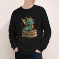 Cute Kawaii Dragon Fantasy Book Lover Book Nerd Youth Long Sleeve Tee Cute Kawaii Dragon Fantasy Book Lover Book Nerd Youth Long Sleeve Tee