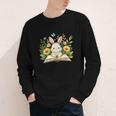 Cute Rabbit And Book Women Girls Reading Book Rabbit Lover Youth Long Sleeve Tee Cute Rabbit And Book Women Girls Reading Book Rabbit Lover Youth Long Sleeve Tee