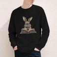 Cute Rabbit Bunny Book Lover Youth Long Sleeve Tee Cute Rabbit Bunny Book Lover Youth Long Sleeve Tee