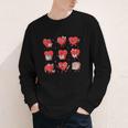 Cute Reading Hearts Valentine Day Book Lover Teacher Student Youth Long Sleeve Tee Cute Reading Hearts Valentine Day Book Lover Teacher Student Youth Long Sleeve Tee
