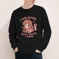 Cute Reading Outfit Book Lover Tee For Women Who Read Youth Long Sleeve Tee