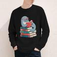 Cute Reading Seal On Books Book Lover Youth Long Sleeve Tee Cute Reading Seal On Books Book Lover Youth Long Sleeve Tee