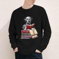 Dalmatian Reading Books Matching Bookworm Readers Librarian Youth Long Sleeve Tee