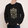 Dogs Books And Coffee Youth Long Sleeve Tee