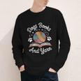 Dogs Books And Yarn Knitter Knitting Youth Long Sleeve Tee