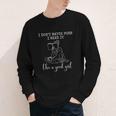 I Don't Watch Porn I Read It Like A Good Girl Reading Book Youth Long Sleeve Tee