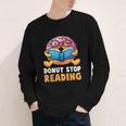 Donut Stop Reading Cute Book Reader Bookworm Donut Day Youth Long Sleeve Tee Donut Stop Reading Cute Book Reader Bookworm Donut Day Youth Long Sleeve Tee