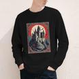 Dracula's Castle Book Cover Illustration Youth Long Sleeve Tee