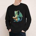 Dragon With Book Youth Long Sleeve Tee