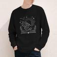 Dragon Flying Out Of Book Lover Bookworm Fantasy Novels Youth Long Sleeve Tee