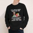 In My Dream World Books Are Free Chocolate Is Healthy Book Youth Long Sleeve Tee