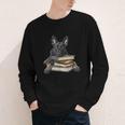 Dutch Shepherd Books Reading Dog Breed Graphic Youth Long Sleeve Tee Dutch Shepherd Books Reading Dog Breed Graphic Youth Long Sleeve Tee