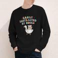 Easily Distracted By Books Silly-Goose Bookish Library Read Youth Long Sleeve Tee Easily Distracted By Books Silly-Goose Bookish Library Read Youth Long Sleeve Tee
