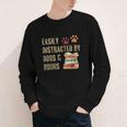 Easily Distracted By Dogs And Books Pets Books Lovers Youth Long Sleeve Tee Easily Distracted By Dogs And Books Pets Books Lovers Youth Long Sleeve Tee