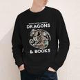 Easily Distracted By Dragons Books Bookworm Women Men Kids Youth Long Sleeve Tee Easily Distracted By Dragons Books Bookworm Women Men Kids Youth Long Sleeve Tee