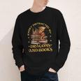 Easily Distracted By Dragons And Books Fantasy Book Lover Youth Long Sleeve Tee