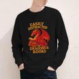 Easily Distracted By Dragons And Books Reading Youth Long Sleeve Tee Easily Distracted By Dragons And Books Reading Youth Long Sleeve Tee