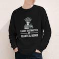 Easily Distracted By Plants & Books Plant Book Lover Youth Long Sleeve Tee Easily Distracted By Plants & Books Plant Book Lover Youth Long Sleeve Tee