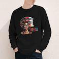 Education Is Freedom History Month Teacher Books Afro Youth Long Sleeve Tee
