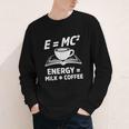 EMC2 Energy Milk x Coffee Science Book Math Lover Youth Long Sleeve Tee