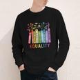 Equality Books Peace Love Compassion LGBT Gay Lesbian Pride Youth Long Sleeve Tee Equality Books Peace Love Compassion LGBT Gay Lesbian Pride Youth Long Sleeve Tee