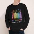 Equality Hurts No One Book Flower Rainbow Pride Month LGBTQ Youth Long Sleeve Tee Equality Hurts No One Book Flower Rainbow Pride Month LGBTQ Youth Long Sleeve Tee