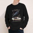 F-CAW-F Crow Book Lover Reader Gothic Humor Youth Long Sleeve Tee